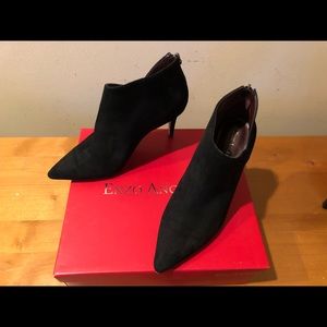 Black suede women’s boots